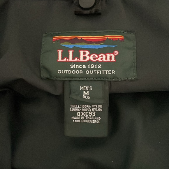 LL Bean rain jacket men’s medium - Picture 4 of 5